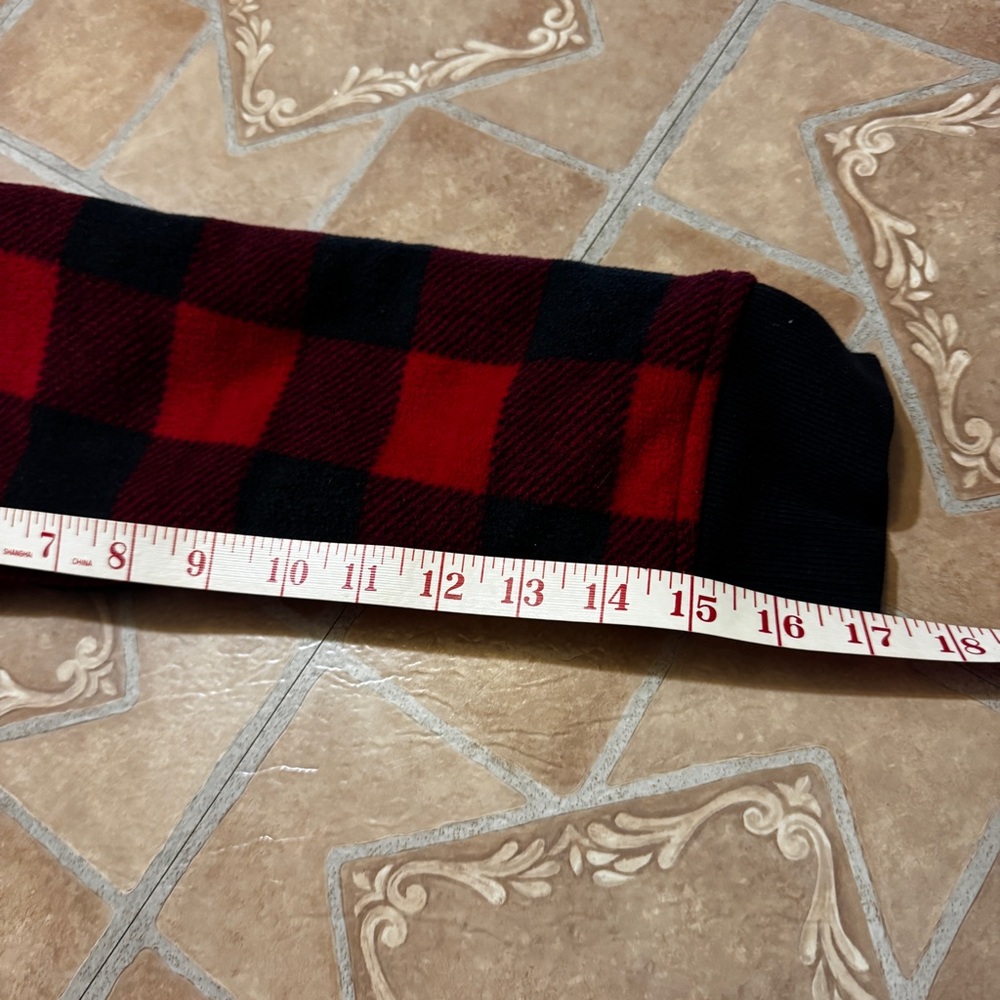 Roots Red Buffalo Plaid Sherpa Hooded Jacket Kids XXL Fits Women’s Small. - Picture 6 of 6